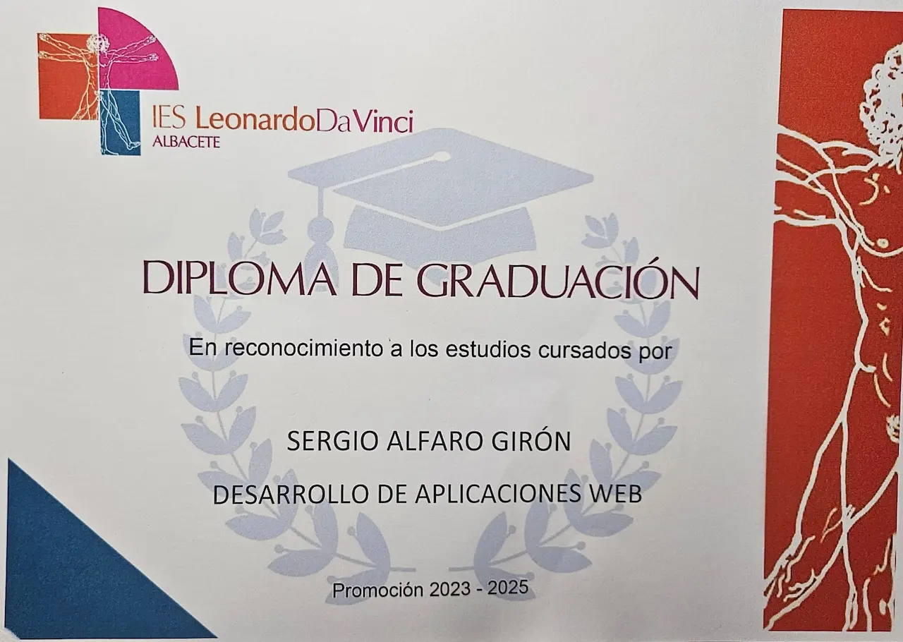 Certificado de Web Application Development
